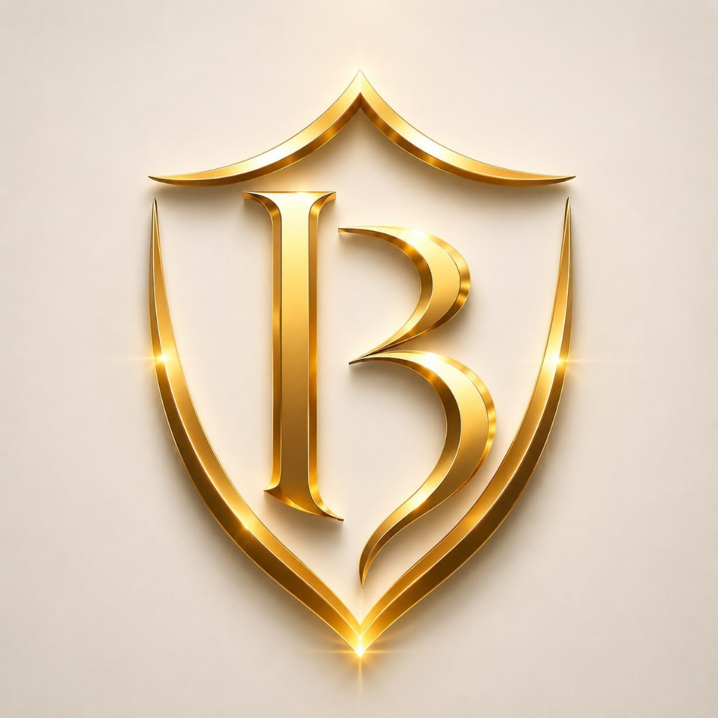 BR Rise gold shield logo